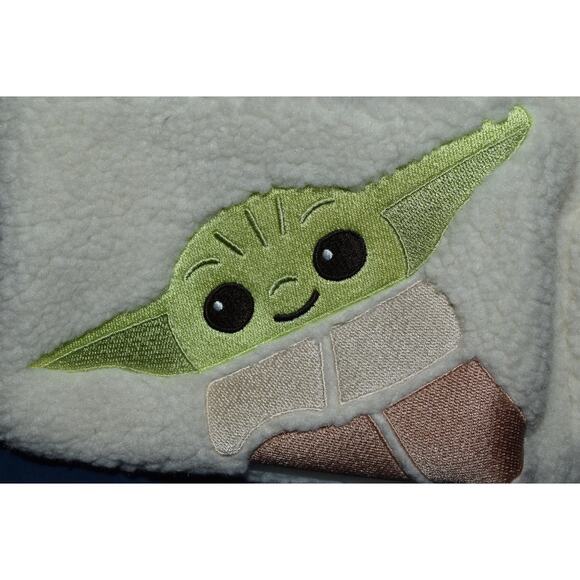 Star Wars x Loungefly Baby Yoda Grogu Disney Parks Sherpa Mini Backpack Fuzzy
